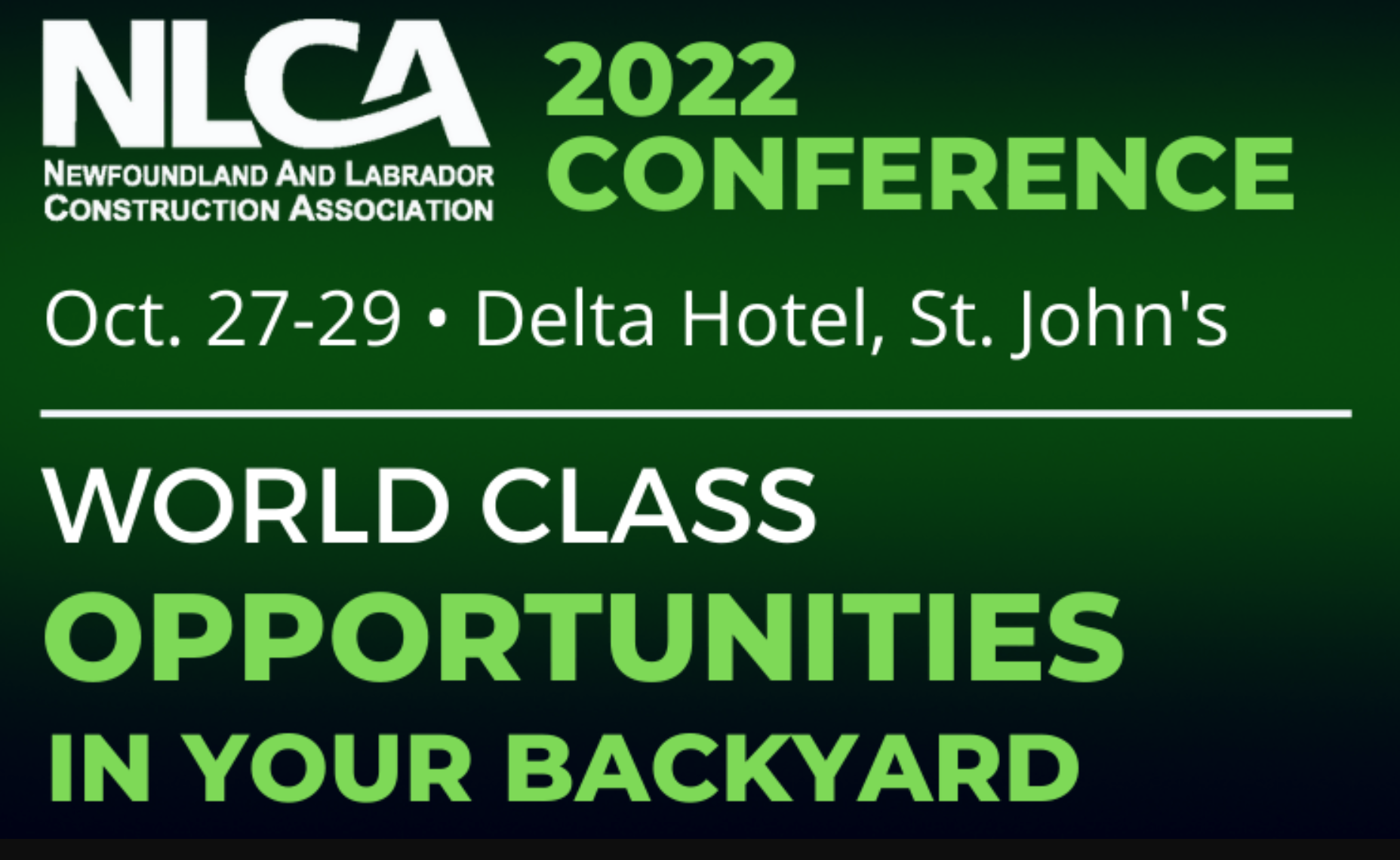 NLCA 2022 Conference Canadian Construction Association